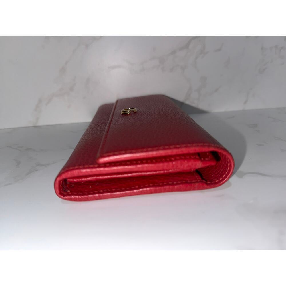 Gucci GG Marmont Continental Wallet in Red Leather - Picture 5 of 8
